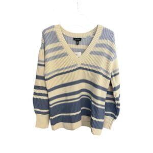 NWT Jessica Simpson Women's M Knit Sweater Infinity Stripe